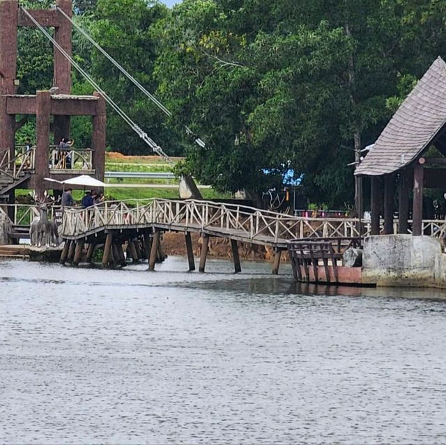 สะพานชมกวางหนองใหญ่ ชุมพร 🦌