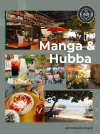 Manga & Hubba : คาเฟ่ริมทะเลบางเสร่