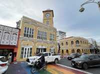 泰國普吉 走入時光機的老城區 Ancient buildings in Sino-European style ตึกโบราณสถาปัตยกรรมแบบชิโน-ยูโรเปียน