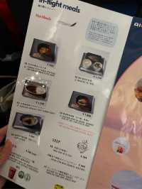 สั่งอาหารทานบนเครื่องบิน Air Japan