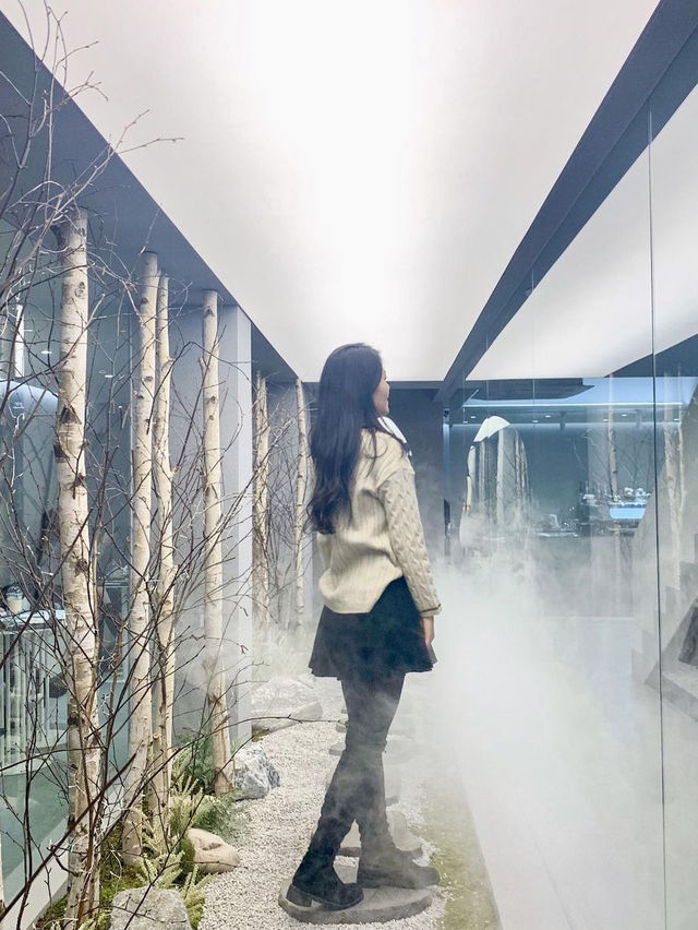 연기가 나오는 포토존 성수카페❤️