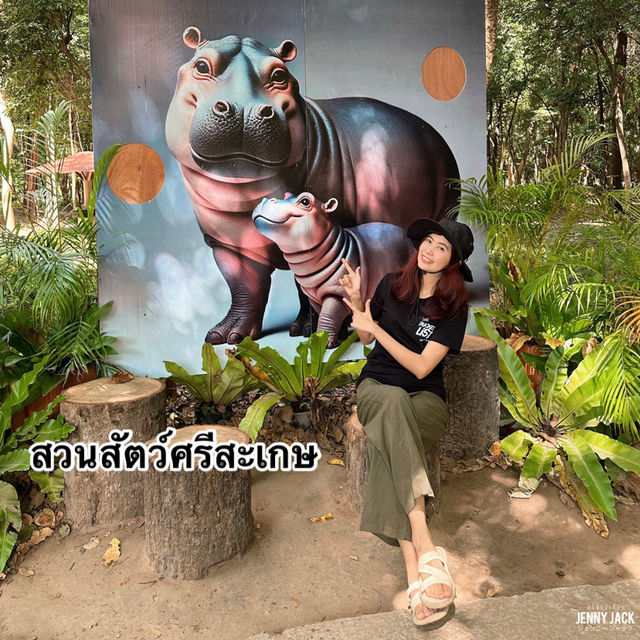 #หอมแดง #ลูกฮิปโป #สวนสัตว์ศรีสะเกษ 