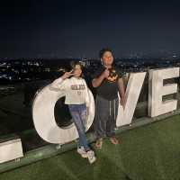 Dinner and photo spots at night Bandung view