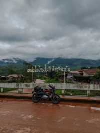Sapan in rainy season.Nan province,Thailand