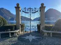 Stroll along the promenade of Lake Lugano in Switzerland