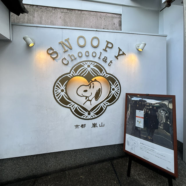🇯🇵【京都】嵐山！スヌーピーチョコレート♡日本のお土産はココ♡