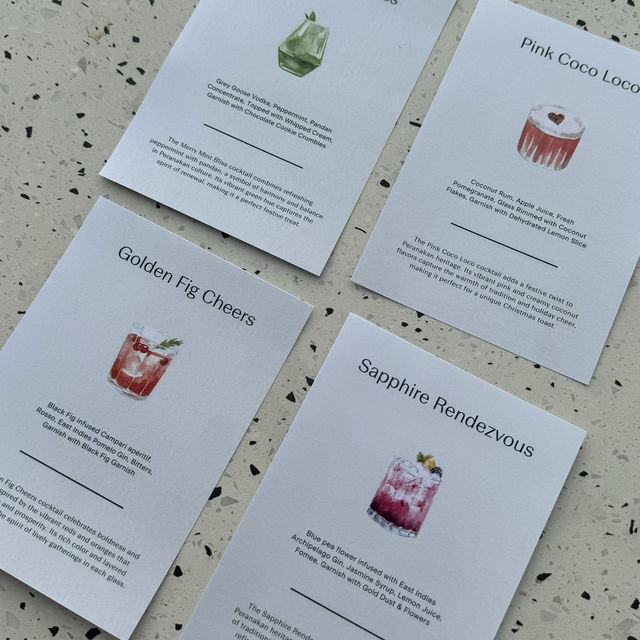 Cocktails with a view at Hotel Indigo Katong in Singapore 