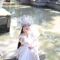 แต่งชุดจีนที่เมือง zhujiajiao ชานเมืองเซี่ยงไฮ้