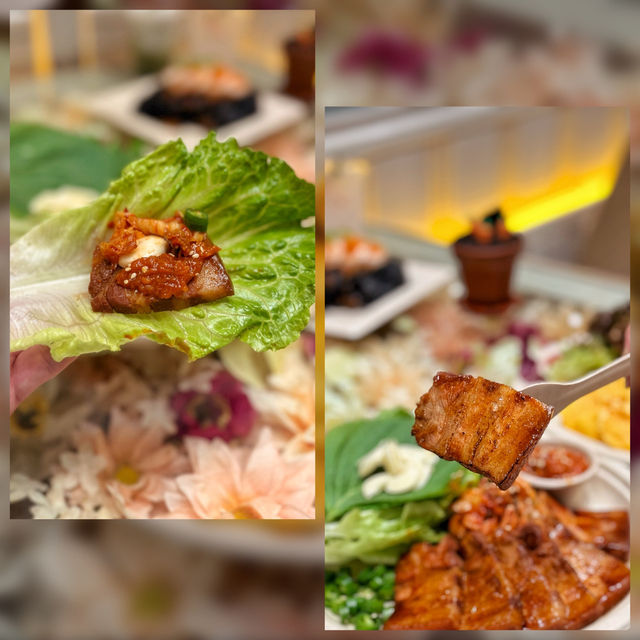 【少女心韓國餐 嫩滑蛋包飯盆栽甜品】