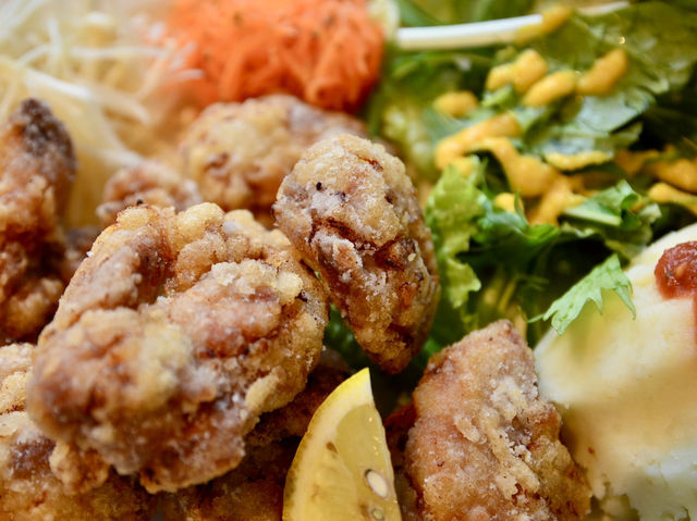 Delicious Karaage Lunch at Kitade Shokudo