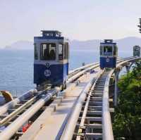 海雲台天空膠囊列車，釜山超夯打卡景點，超夢幻可愛！