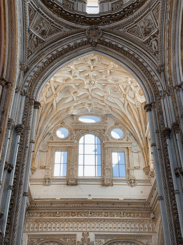 When a mosque was redesigned into a cathedral in Cordoba