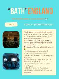 Bath for Hidden Gems & Local Secrets 🏛️