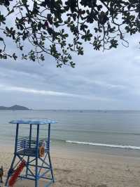 The most popular beach in Hainan