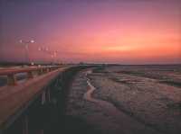สะพานใหม่ชลบุรี วิวสวย กับแสงยามเย็น