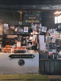 ร้านกาแฟแป๊ะเอ๊ย 118ปี ตลาดบ้านใหม่ 100 ปี แปดริ้ว