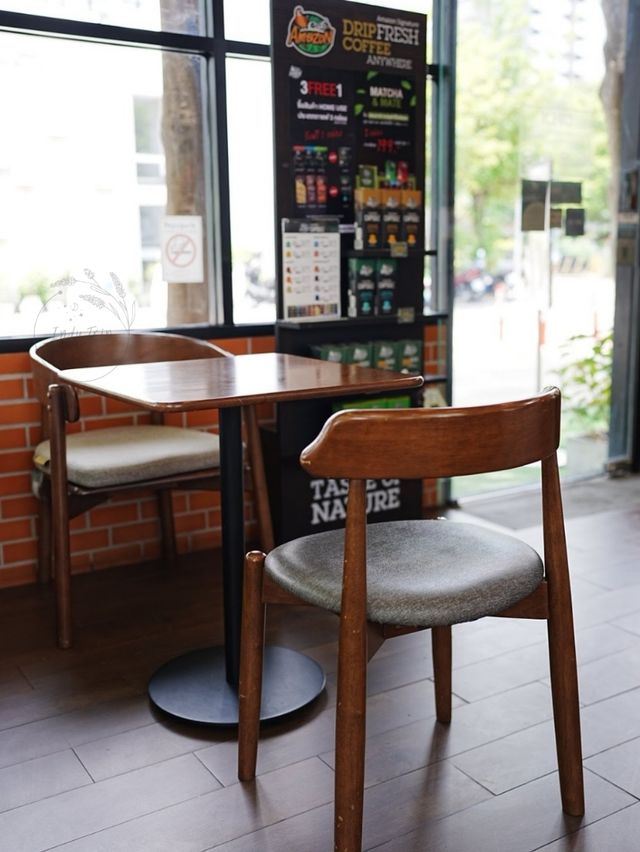 🍸 Café Amazon สาขาศิษย์เก่าจุฬาลงกรณ์