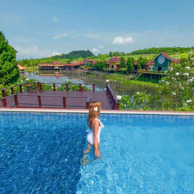 ที่พักเขาใหญ่ สไตล์บาหลี กิจกรรมเพียบอาหาร3มื้อ