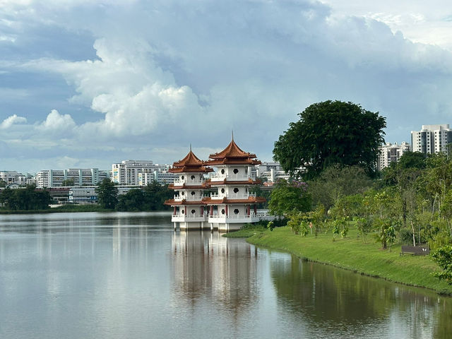 Newly renovated Chinese Garden. 