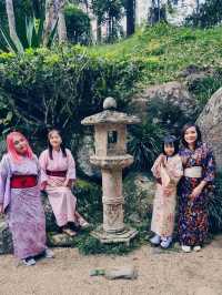 Fun Family Time Wearing Kimonos at Japanese Village Malaysia