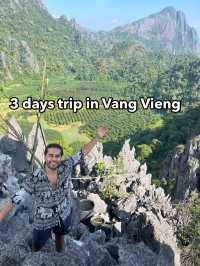 3 days trip in Vang Vieng, Laos 