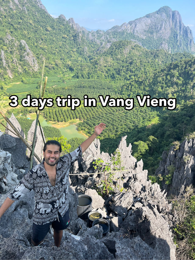 3 days trip in Vang Vieng, Laos 