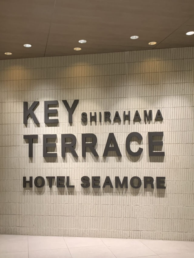 在大阪，睡在海邊的酒店