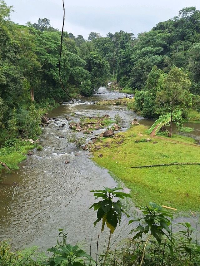 ทริปนี้ที่ลาวใต้ zipline Tad fane waterfall.