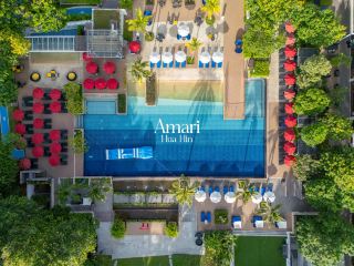 #tripbestfreeaccommodation

🏝️Make your vacation even more worthwhile!
Amari Hua Hin

Amari Hua Hin offers a luxurious resort-style retreat in the heart of Hua Hin, nestled in a quiet corner.
Not far from the beach and within walking distance of
Cicada Market and Tamarind Market,
a hub for delicious food, crafts, and unique live music.
If you enjoy an evening stroll, enjoying the breeze and the sounds of music,
this location is the perfect choice without the hassle of planning.

Our Deluxe Pool View room this time
looks out over the large swimming pool below.
The atmosphere is tranquil, but not too quiet.
The room is decorated in a modern, minimalist style.

Mosaic, the main restaurant, is open all day.
But the morning is the highlight, offering a diverse buffet.
Both Thai and international dishes. Enjoy Thai-style rice porridge
or fried eggs, ham, and bread.

This afternoon, relax with Afternoon Tea.
Serving both savory and sweet treats, it's beautifully presented. Enjoy a wide selection of teas to your heart's content.

For dinner, try the Shabu set, featuring pork and seafood in a relaxed poolside atmosphere.

🏝 A complete range of amenities, whether you want to swim in the large outdoor pool, take the kids to the kids' club, unwind at the spa, or get a light workout in the fitness center, we have it all.
This space is truly designed for relaxation.

#Amarihuahin #BeautifulAccommodationReview #HuaHinTravel