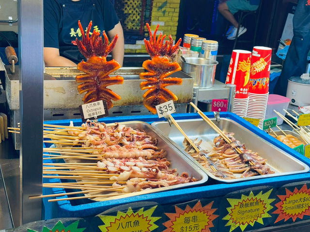 ตลาดกลางคืน Temple Street, HK 🇭🇰