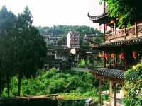 Furong town - an ancient town over 2000 years old hanging on a waterfall