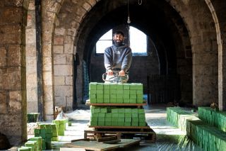 โรงงานผลิตสบู่โบราณในเมืองอเลปโป ประเทศซีเรีย