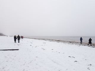 Jūrmala Winter Walk ❄️🌲 Old Dachas & Hot Wine by the Sea