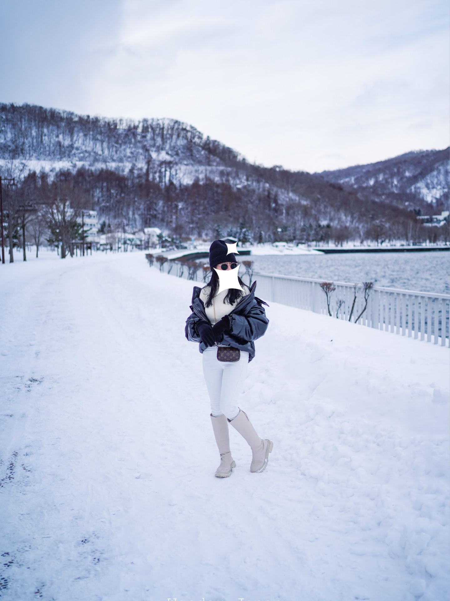 ❄️🩵 洞爺湖に舞い落ちる雪…まるで時が止まったかのような静寂の世界