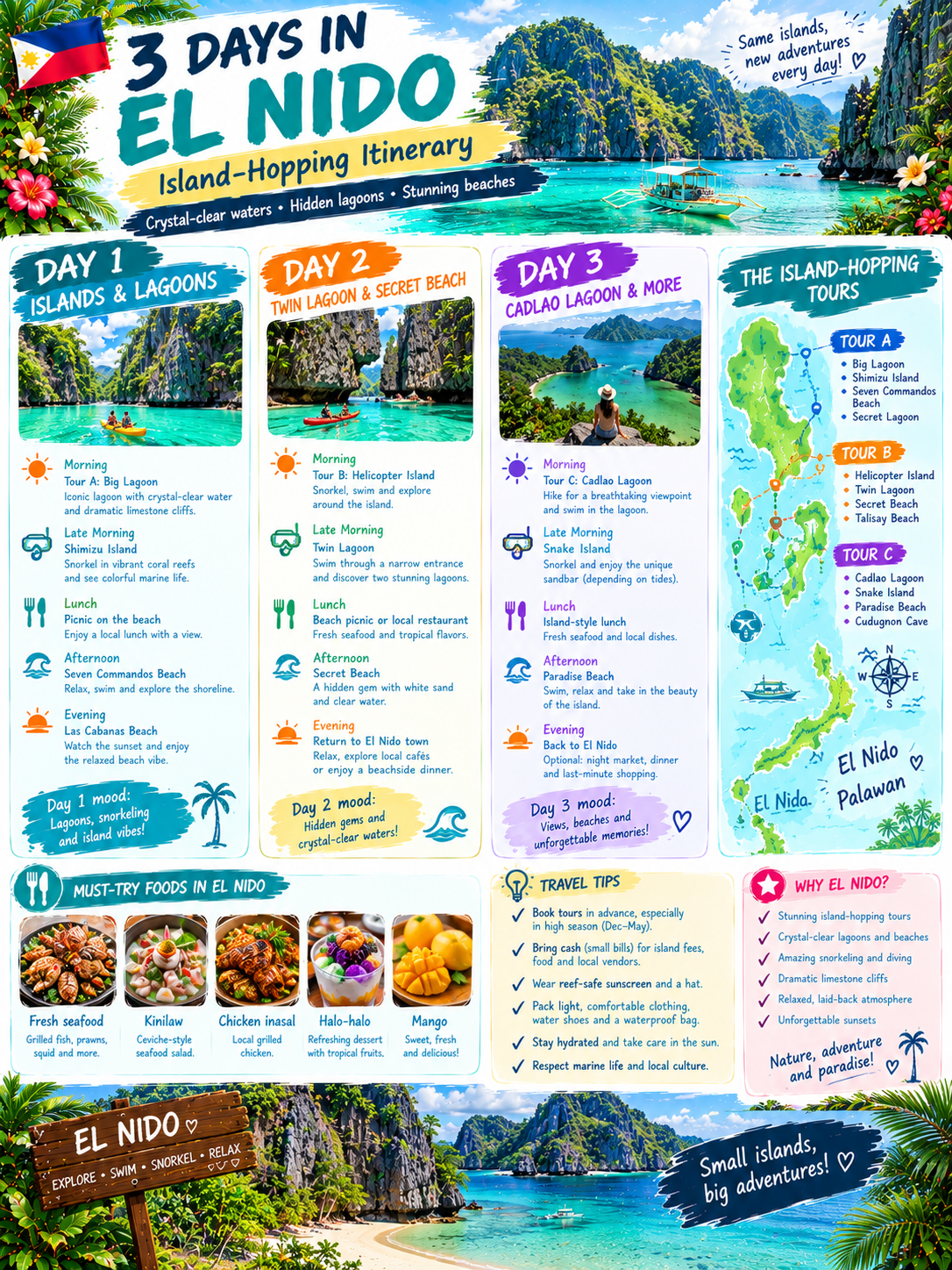 🏝️🇵🇭 エルニドで過ごす3日間 ― 究極のアイランドホッピング旅程