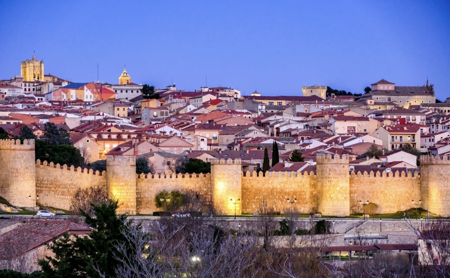 Discover fascinating ancient ruins nestled amidst cobblestone fortifications and old buildings in the UNESCO World Heritage site of Ávila, Spain.
