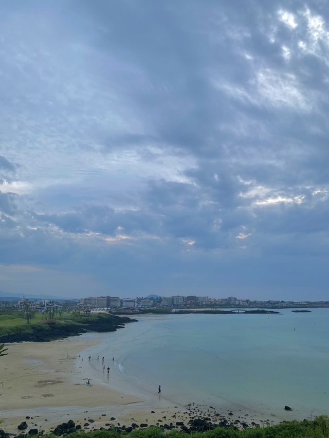 제주 일몰명소 서우봉에서 바라보는 함덕해수욕장