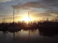 Sunset at Richmond, British Columbia