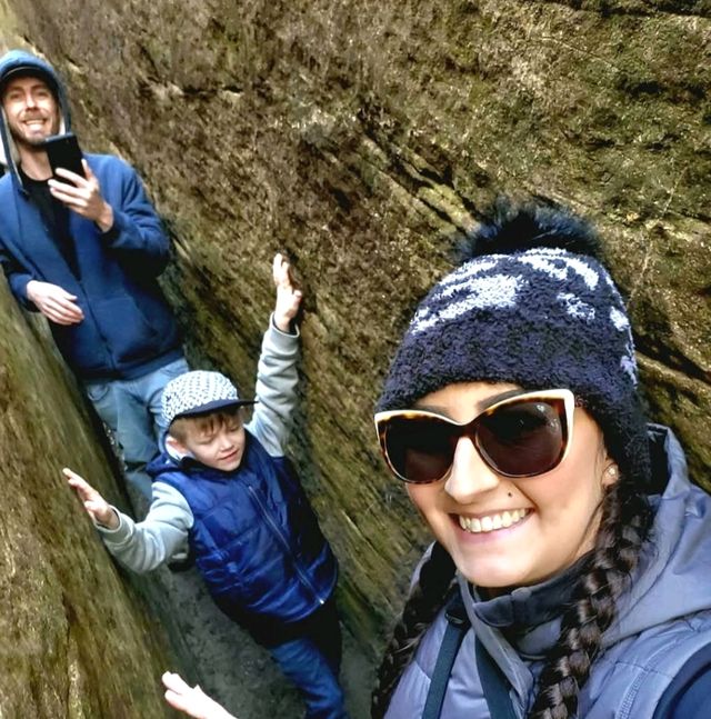 See the magnificent 30-foot wide natural sandstone rock bridge