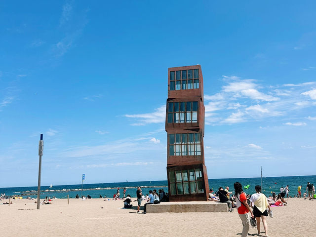 🇪🇸【Barcelona Beach】陽光加持☀️必打卡的地中海沙灘天堂！海風＋熱情＋啤酒＝完美旅程！