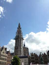 Antwerp is the city of the thrown hand. 