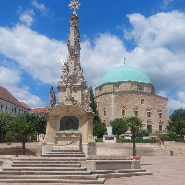 Pécs, the city center is gorgeous.