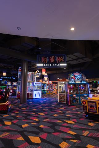 OKANARAMA: Arcade Games, a Photo Booth, Prizes, and the Mirror Maze