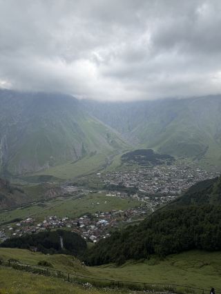 One day trip to kazbegi was awesome, beautiful mountains, fresh air, all green. Only the guide Demetri (Dima) talked too much Russophobia and was rude to Chinese girl speaking Russian!