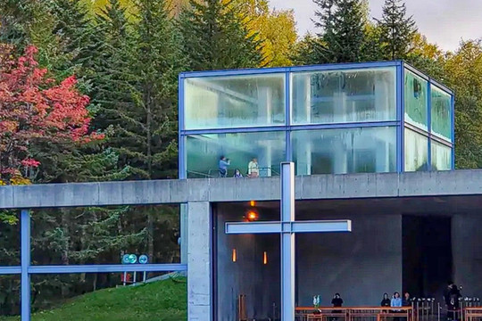 Check in at Tadao Ando's Water Church ✨ | Trip.com Shimukappu