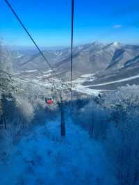 吉林省吉林市北大湖滑雪場 擠爆了