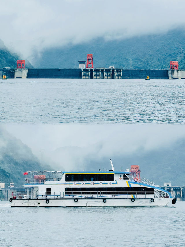 換一個玩法乘船覽東江湖美景