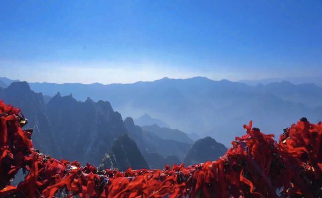 華山北峰索道｜北峰山｜坐索道