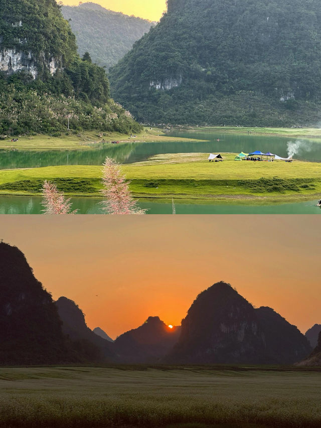 南寧周邊更望湖打卡《鬼怪》同款蕎麥花海