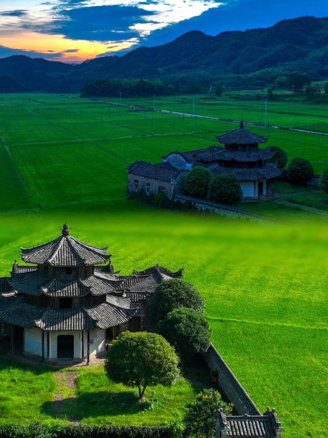 稻田中央的古建築，遺世獨立240年。